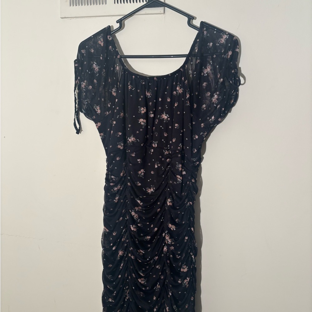 Black Floral Dress
